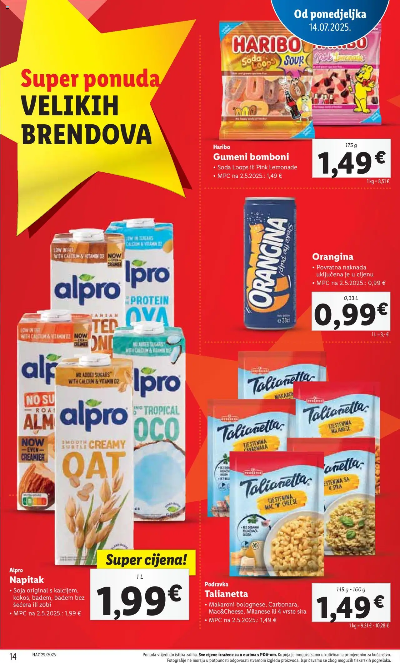 Katalog Lidl - stranica 14- važeći od 14.07.2025