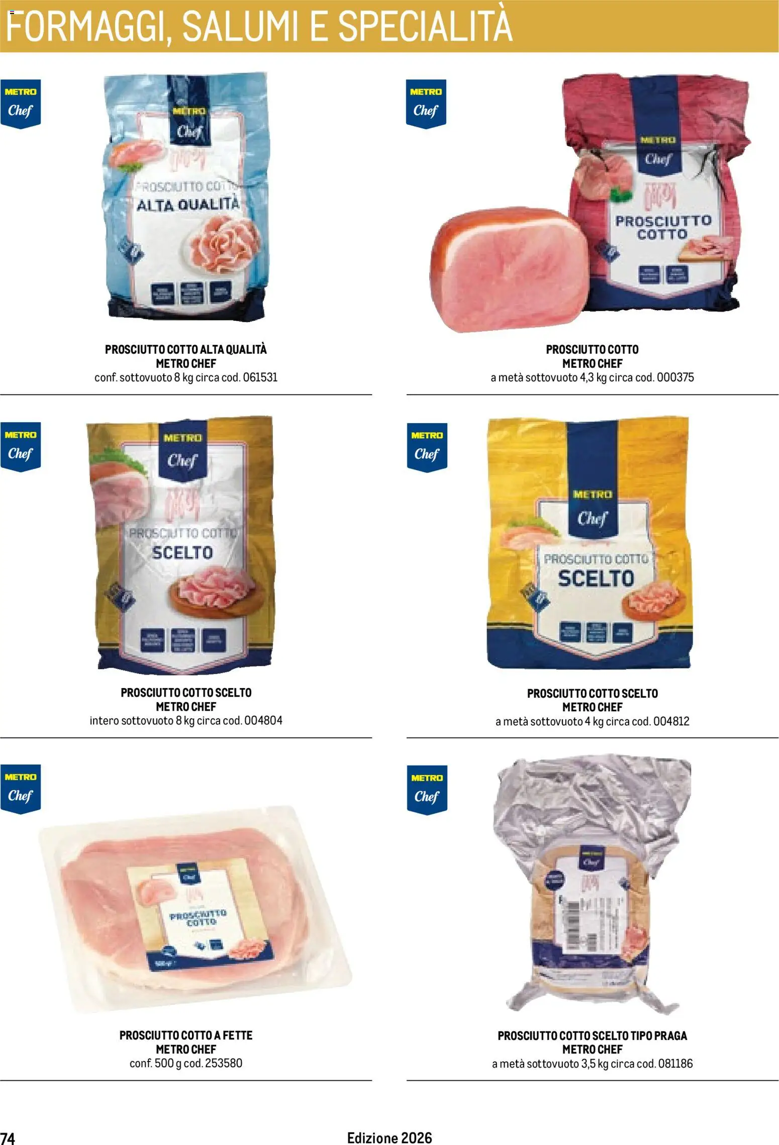 Metro Hotel catalogo - pagina 74 - valido dal 17/10/2025