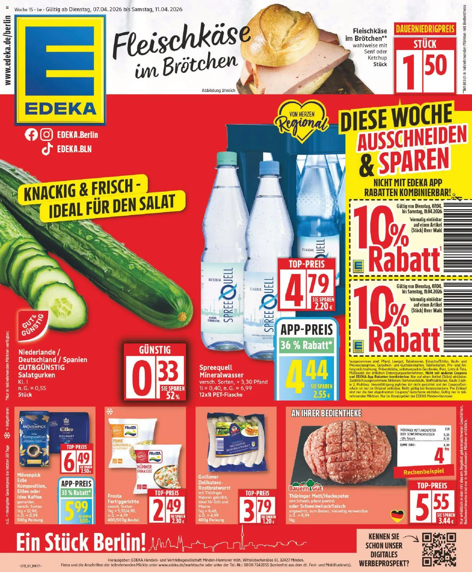 Edeka Prospekt 	 - Seite 1 - gültig ab 07.04.2026