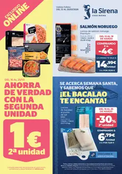 Vista previa del folleto La Sirena folleto válido desde 12/03/2026