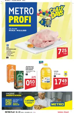 Vorschau Metro angebote Profi gültig ab 30.10.2025