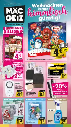 Vorschau Mäc Geiz Prospekt 	 gültig ab 03.11.2025