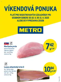 Metro leták platný od 28.08.2025