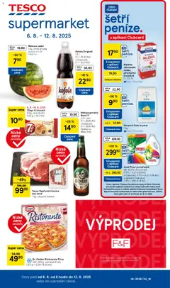 Náhled Tesco leták - Supermarket platný od 06.08.2025