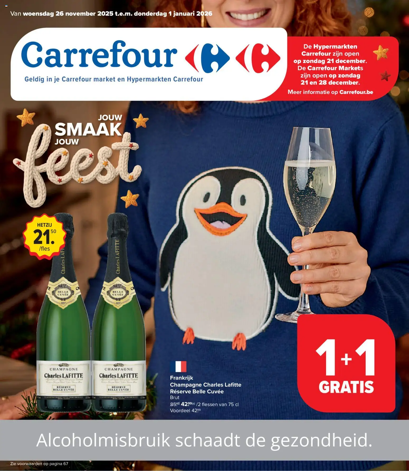 Carrefour Folder- Feest - pagina 1- geldig vanaf 26/11/2025