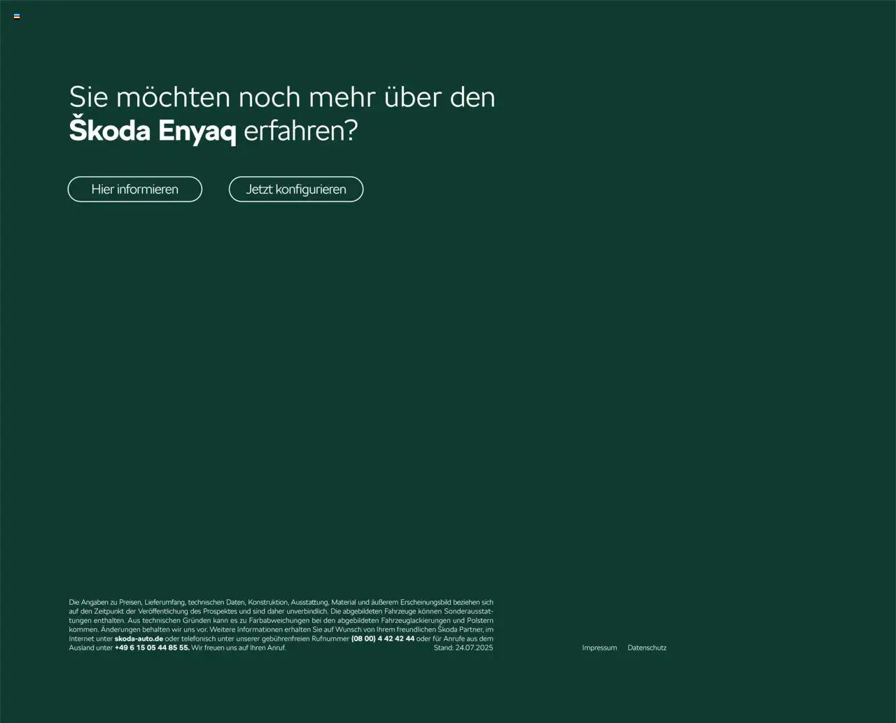 Škoda Prospekt 	 - Seite 16 - gültig ab 10.09.2025