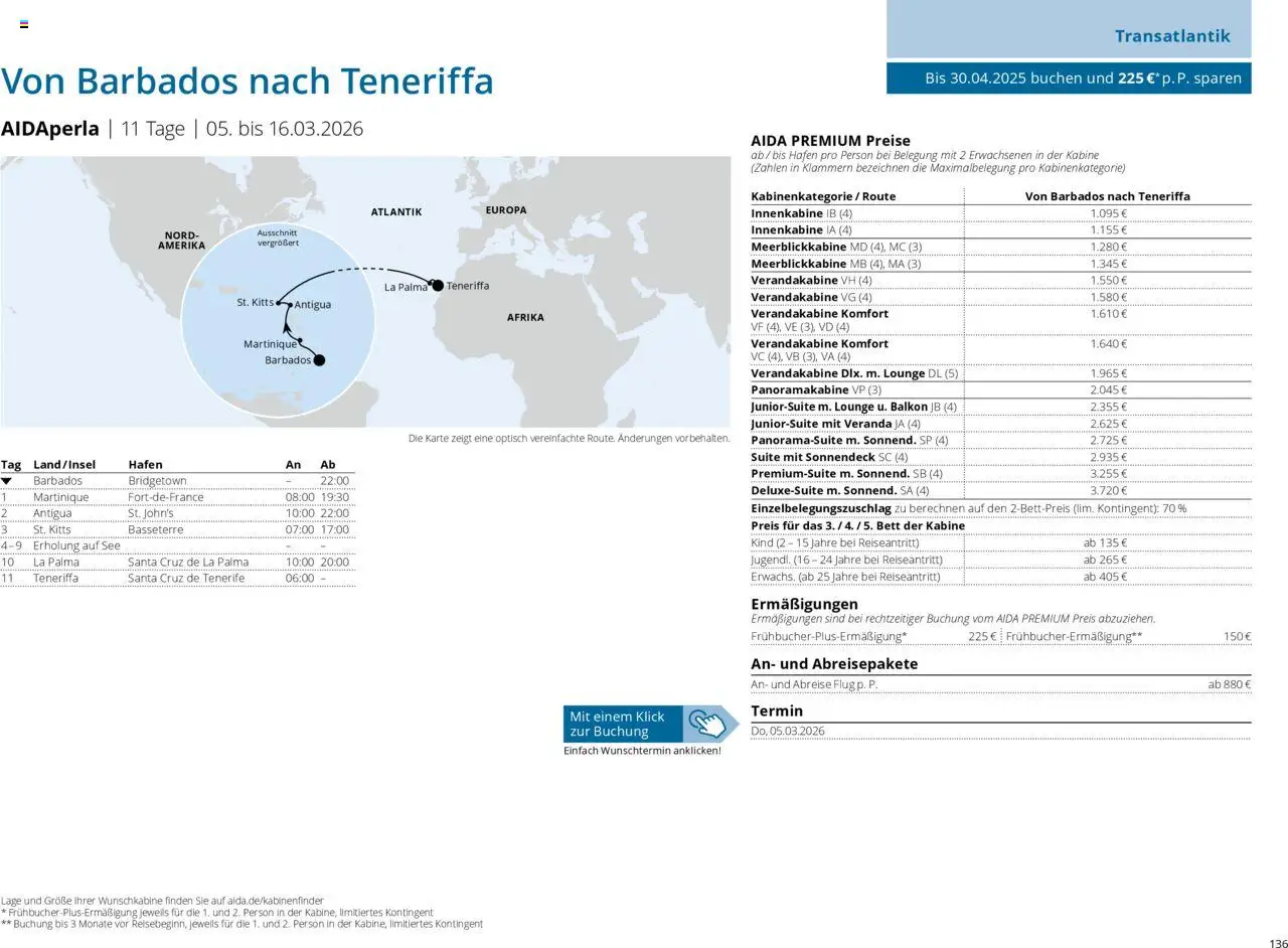Aida Prospekt Winter 2025/26 - Seite 136 - gültig ab 01.10.2025