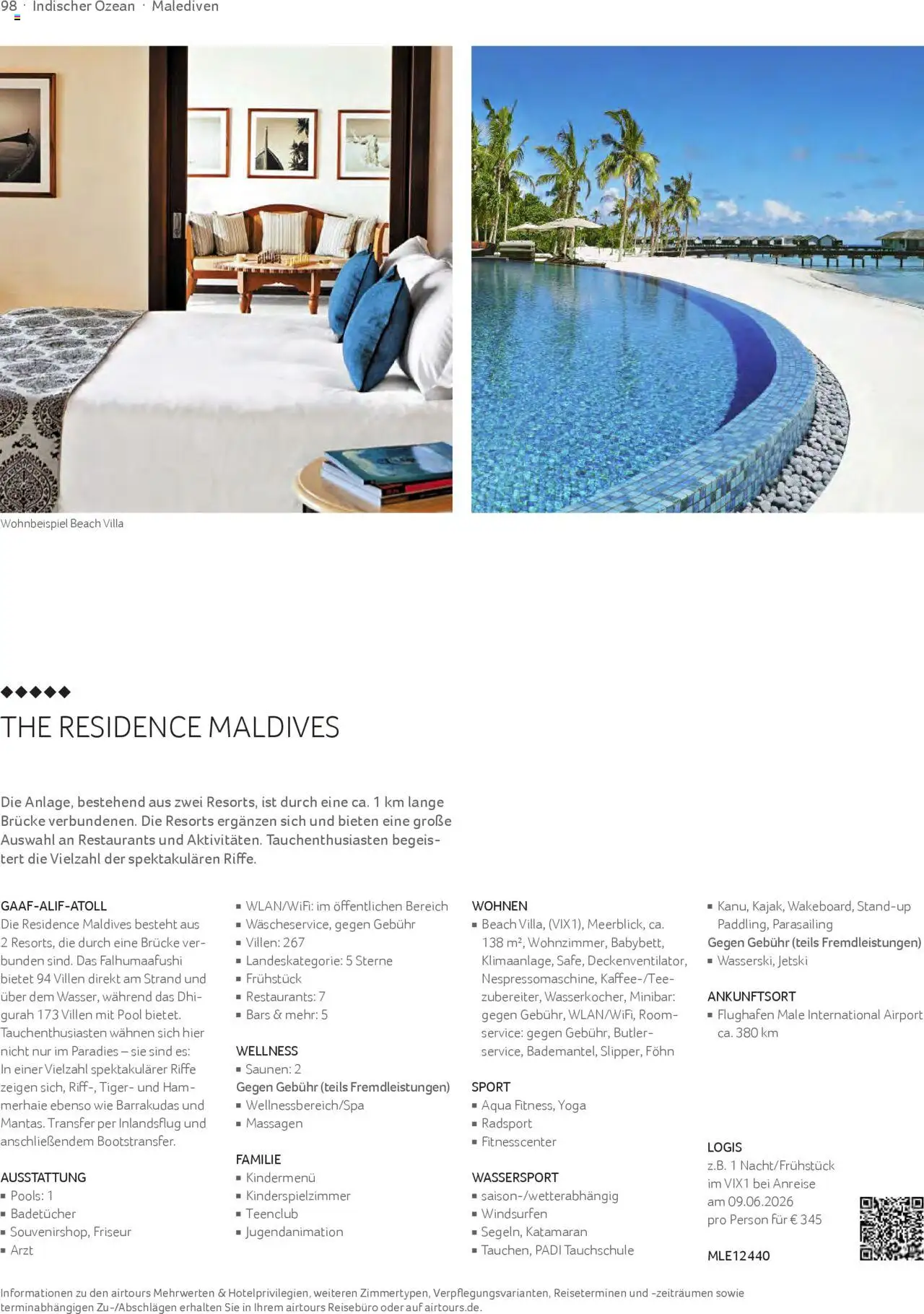 TUI airtours Katalog  Erstklassige Fernreisen 2025/26 - Seite 98 - gültig ab 01.11.2025