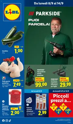 Anteprima Volantino Lidl	 valida dal 08/09/2025