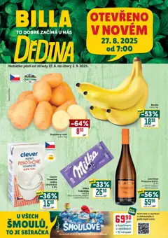 Náhled Billa leták - Dědina platný od 27.08.2025