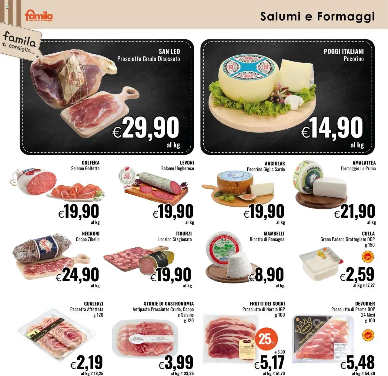 Volantino Famila	 - pagina 6 - valido dal 17/07/2025