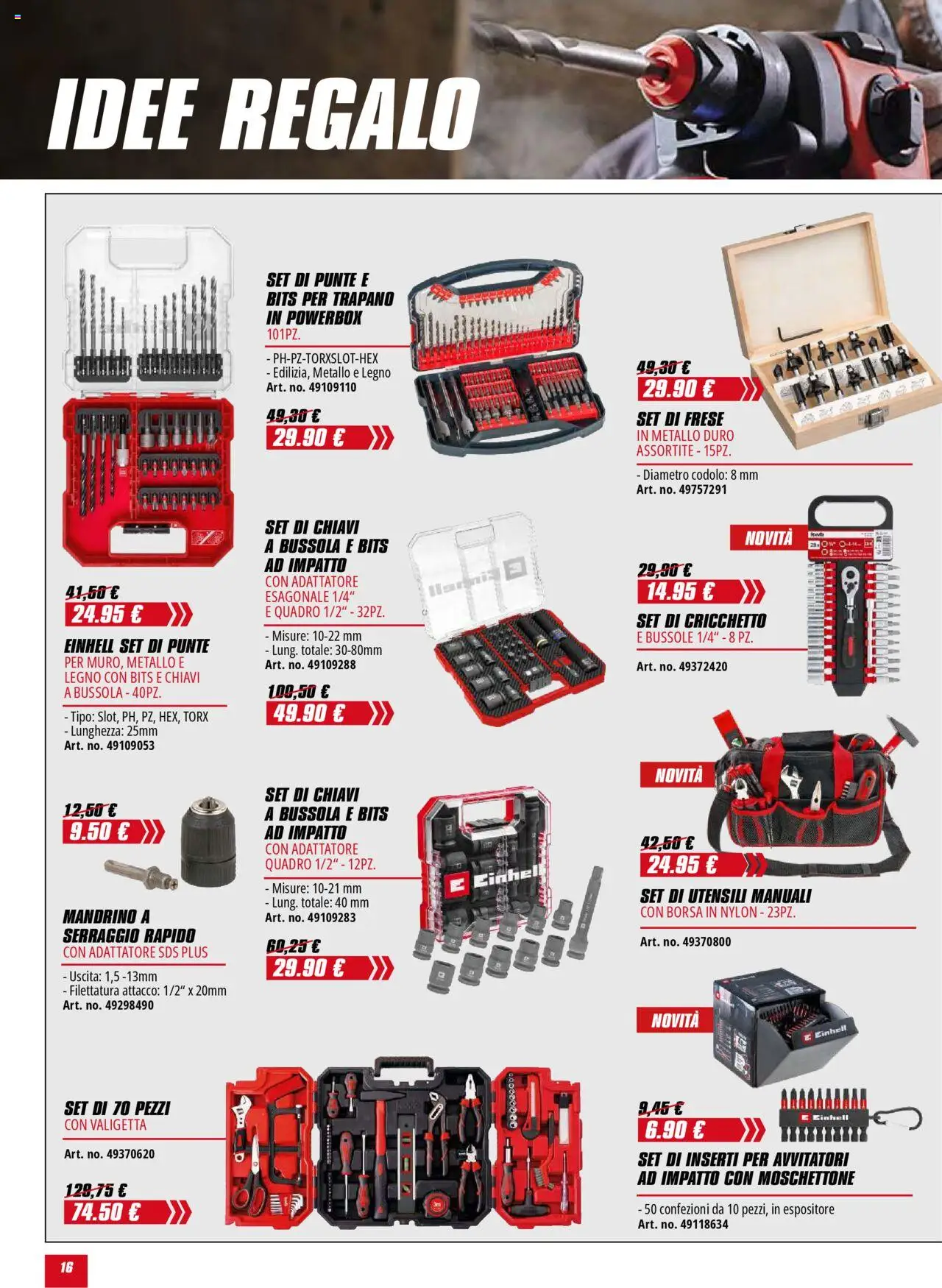 Volantino Einhell	 - pagina 16 - valido dal 01/10/2025