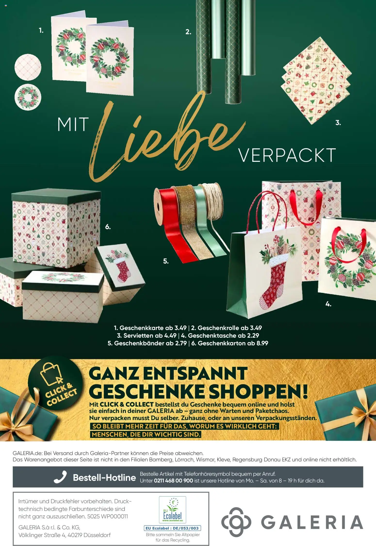 Galeria Karstadt Kaufhof Prospekt 	 - Seite 44 - gültig ab 10.12.2025