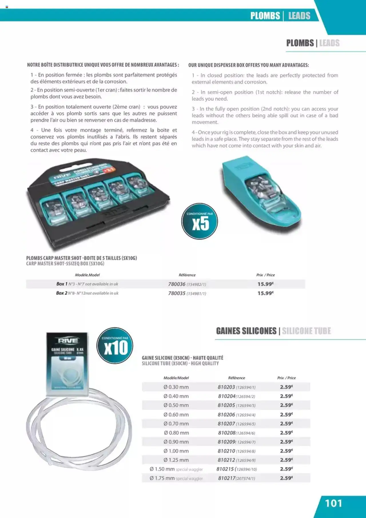 Pacific Pêche catalogue - page 101 - valable à partir du 01/01/2025