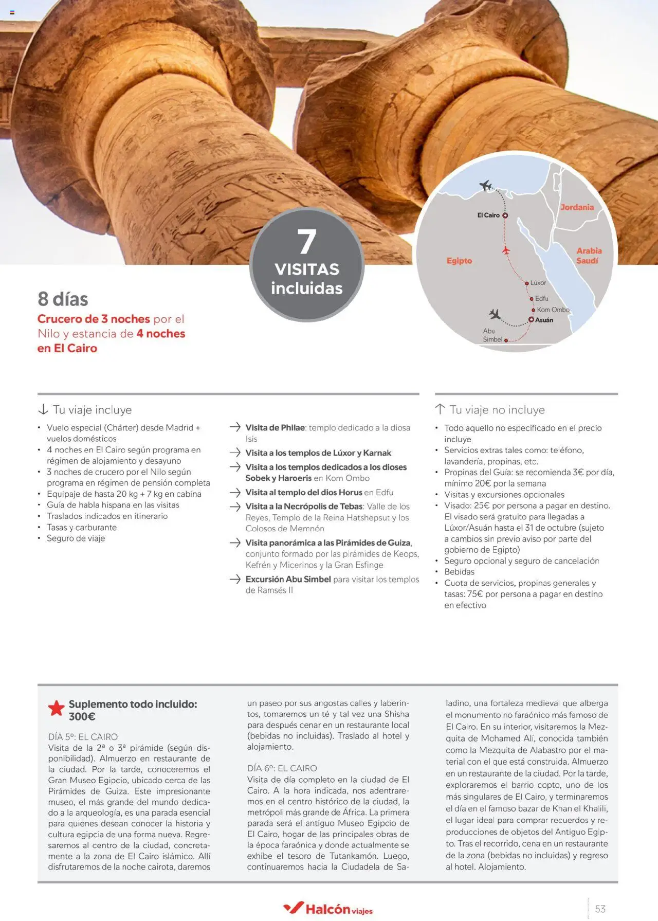 Halcón Viajes Egipto - Página de 53 - Válido desde 01/07/2025