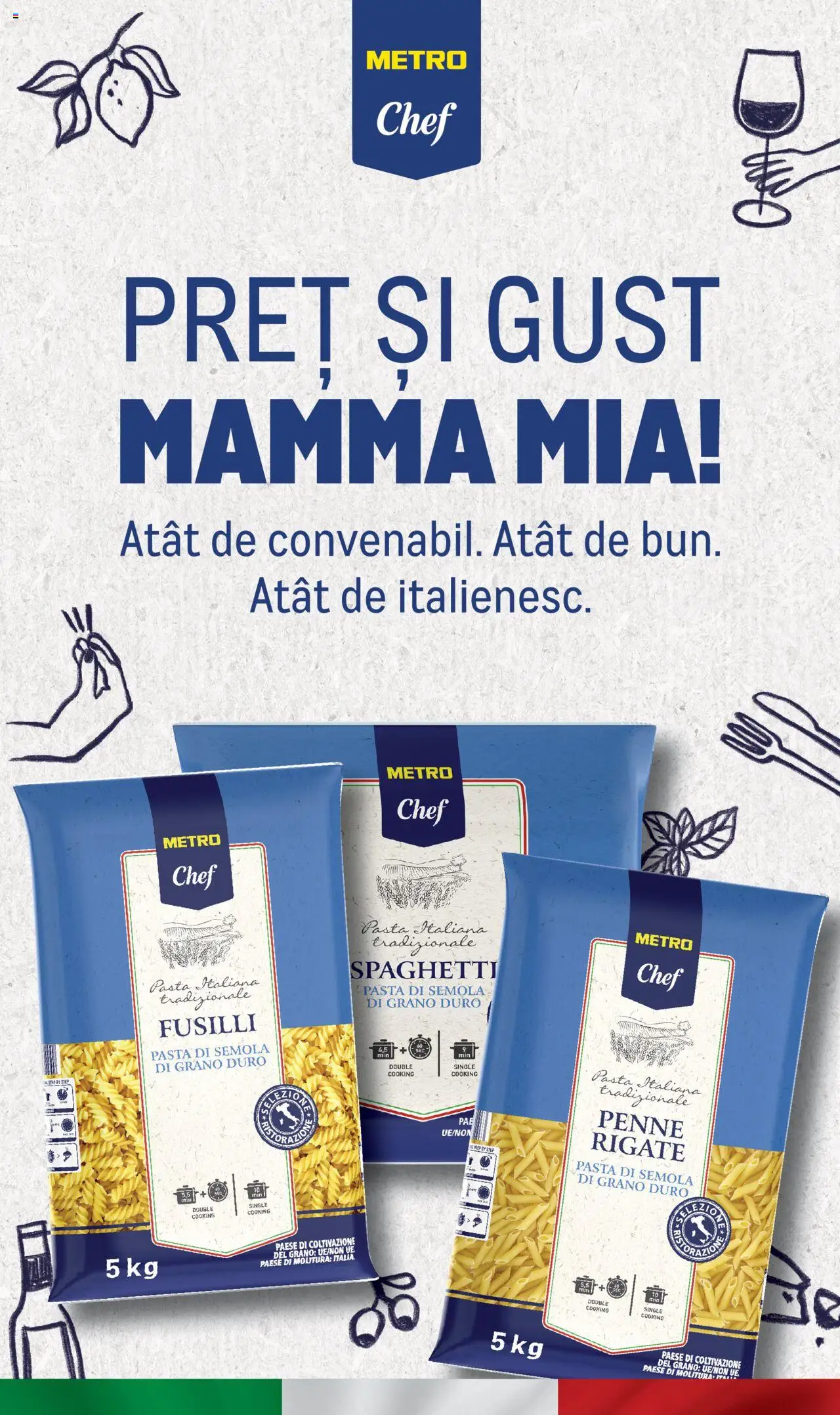 Metro catalog - Broșură Paste METRO Chef - pagina 1- valabil de la 30.04.2025