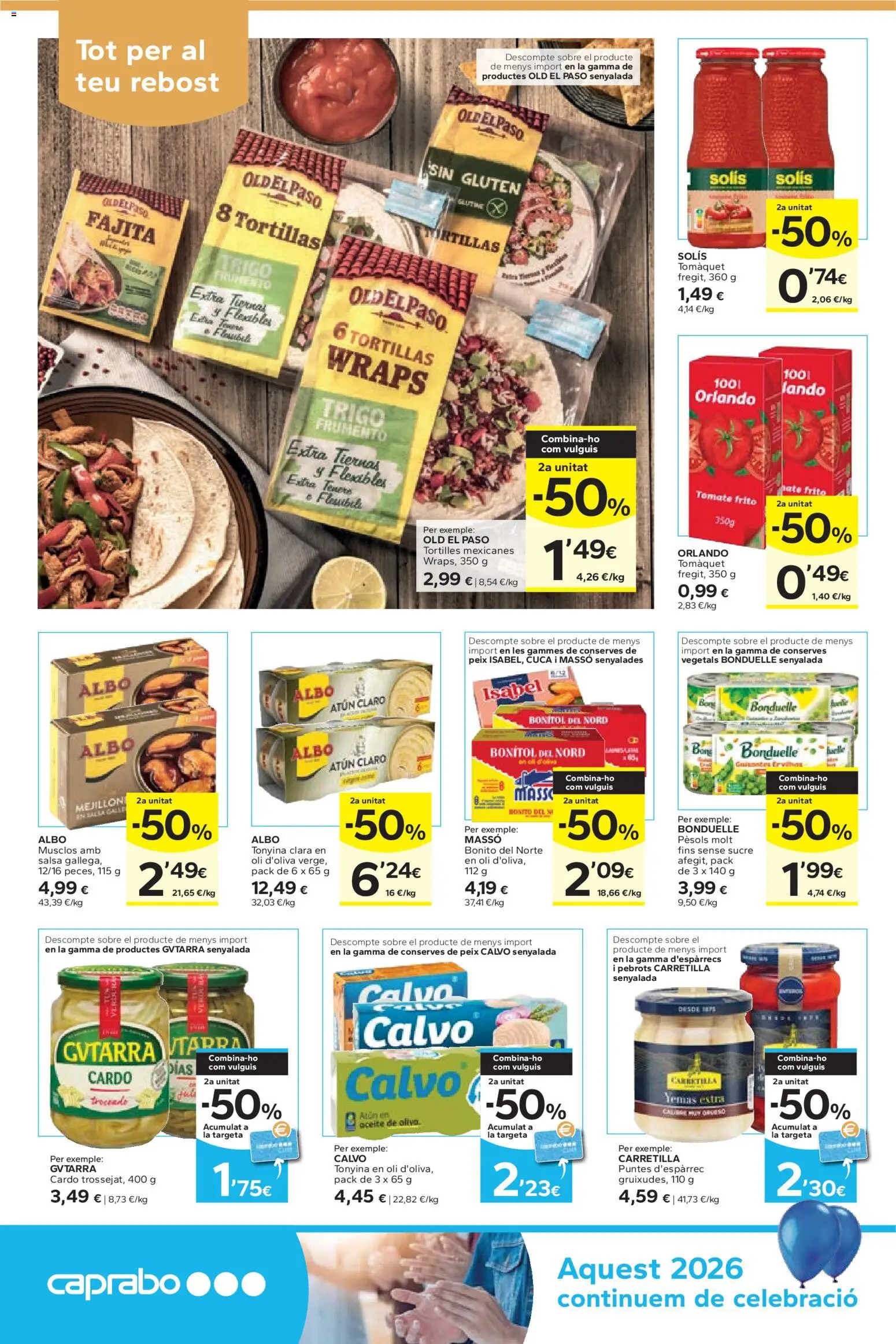 Caprabo folleto - Página de 16 - Válido desde 26/02/2026