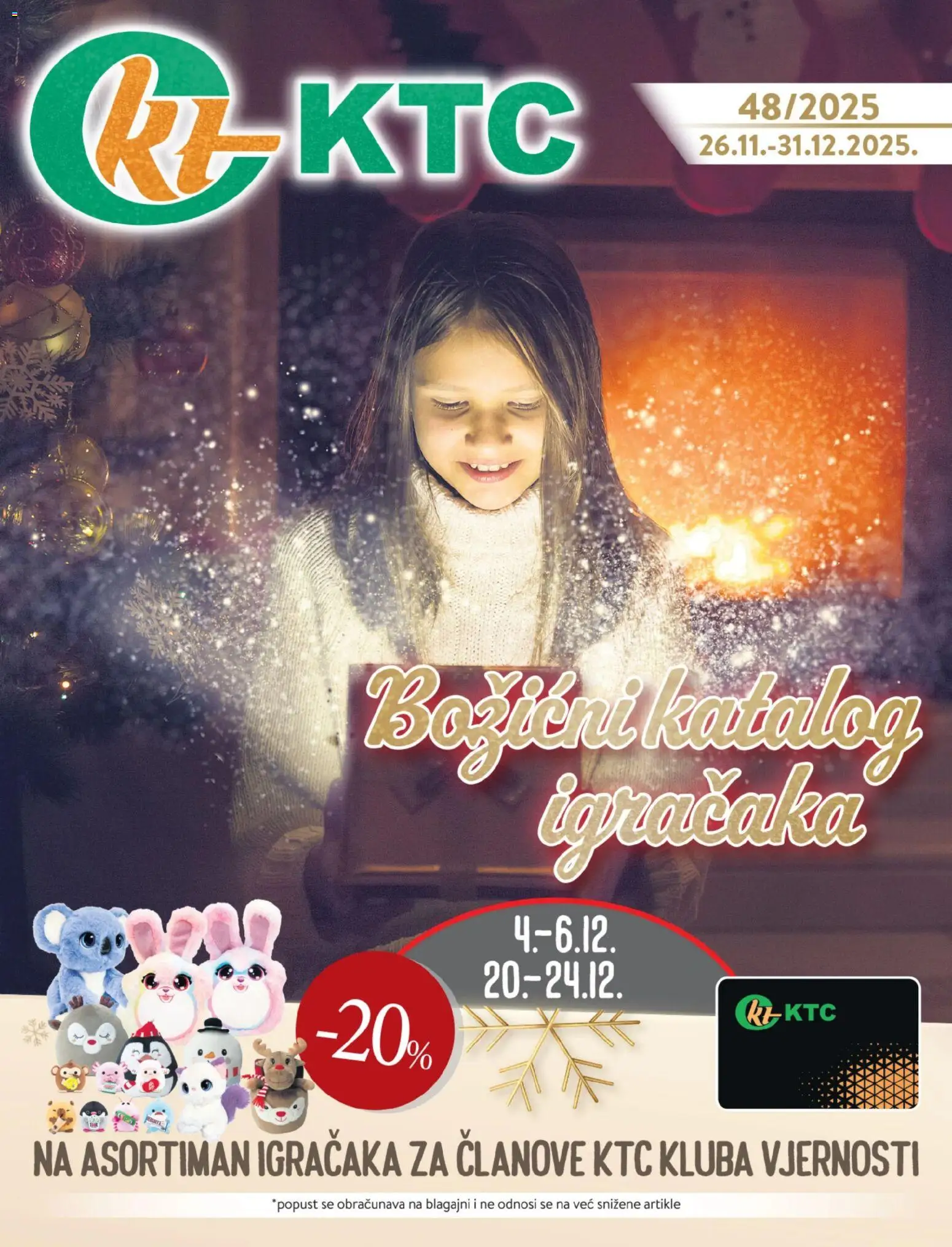 KTC - Katalog božićnih dekoracija - stranica 1- važeći od 26.11.2025