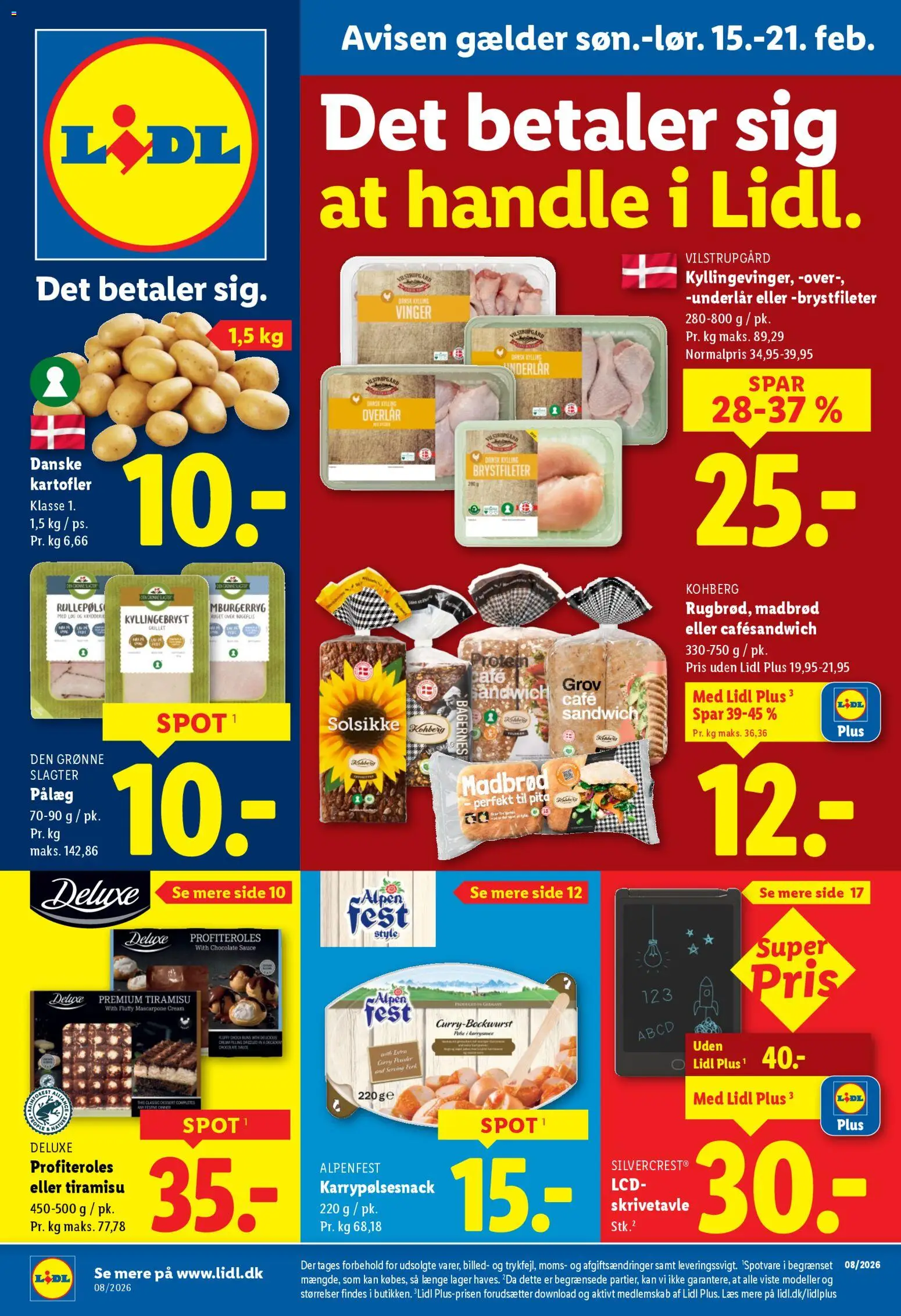 Lidl - Tilbudsavis - side 1- gyldig fra 16/02/2026