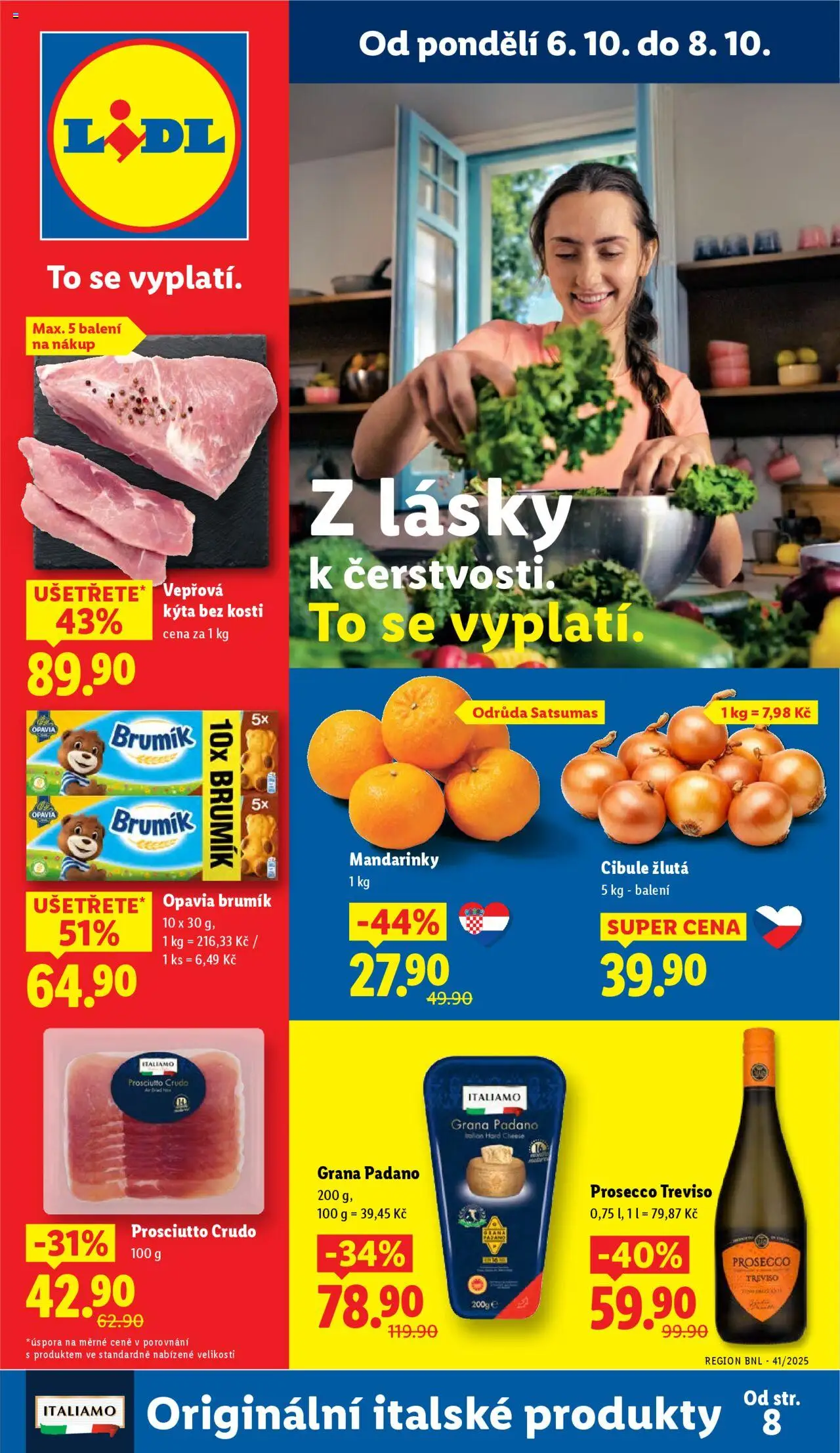Lidl leták - strana 1- platný od 06.10.2025