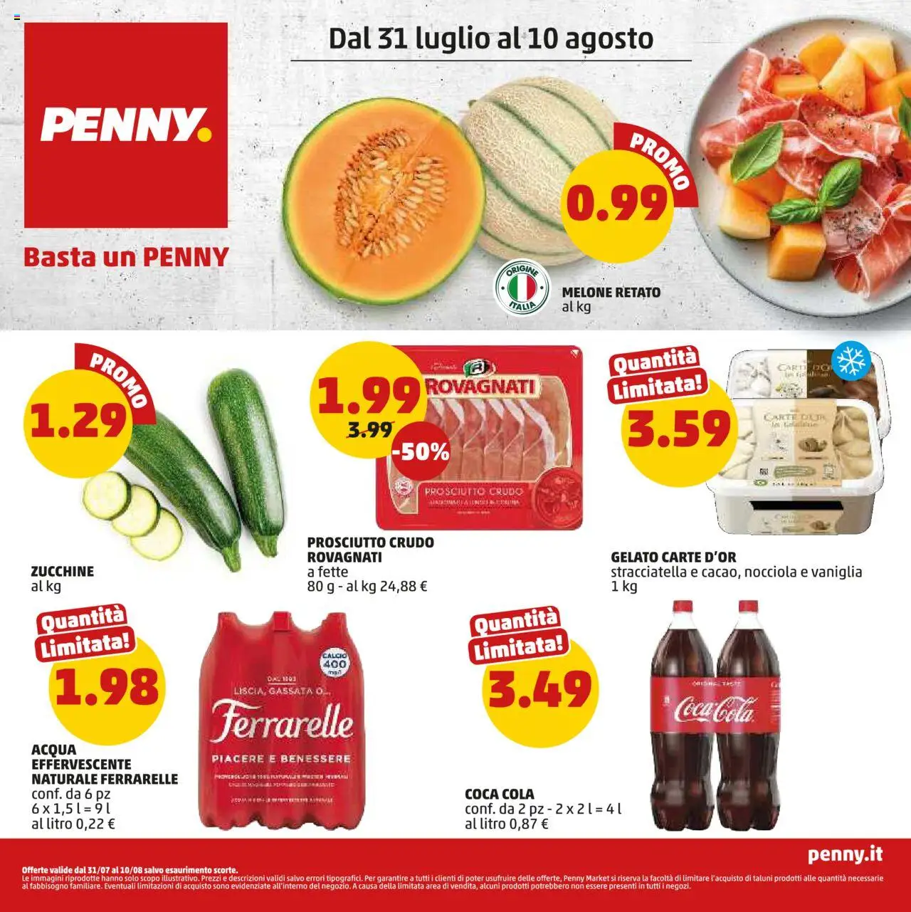Volantino PENNY	 - pagina 1 - valido dal 31/07/2025