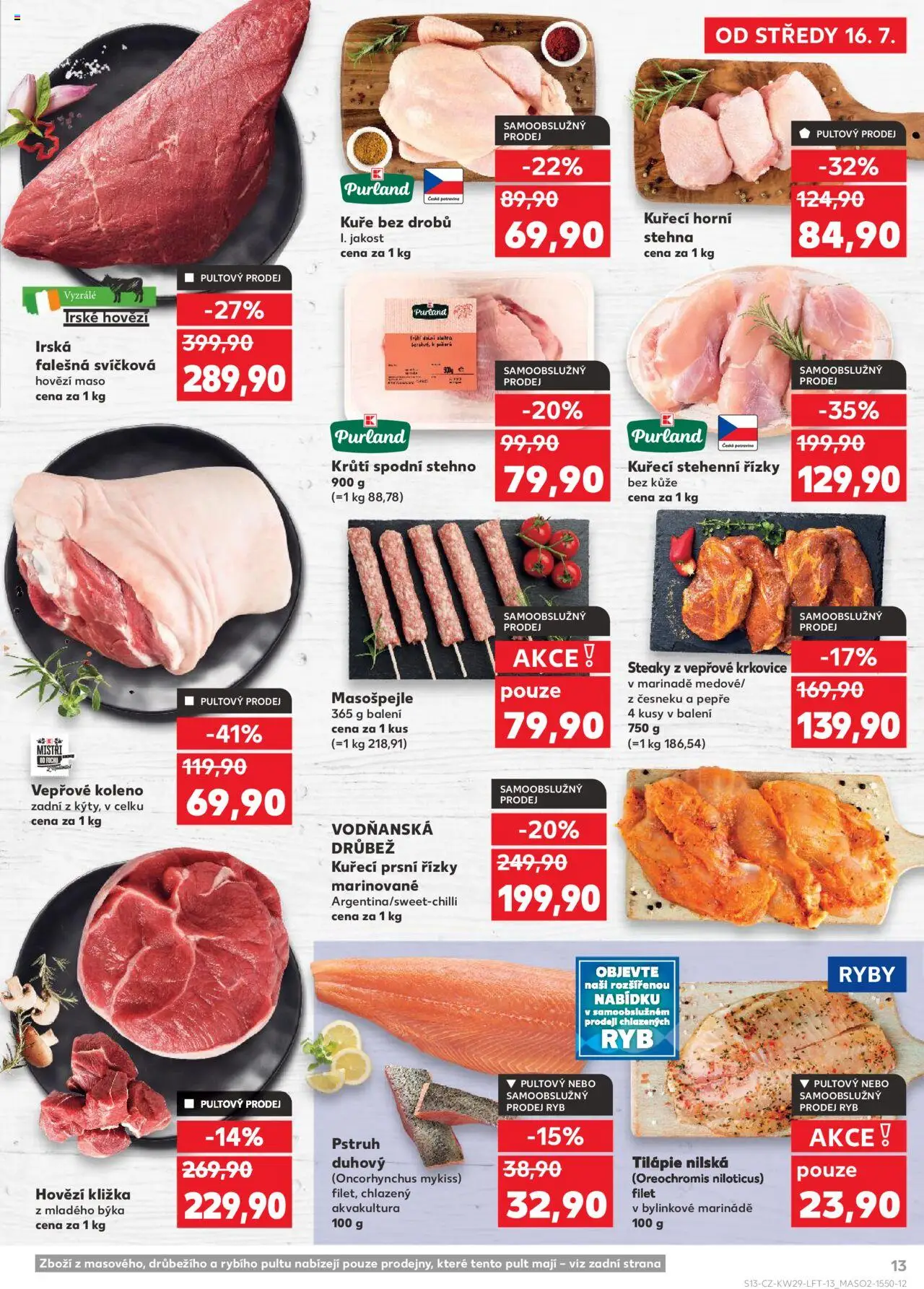 Kaufland leták - strana 13- platný od 16.07.2025