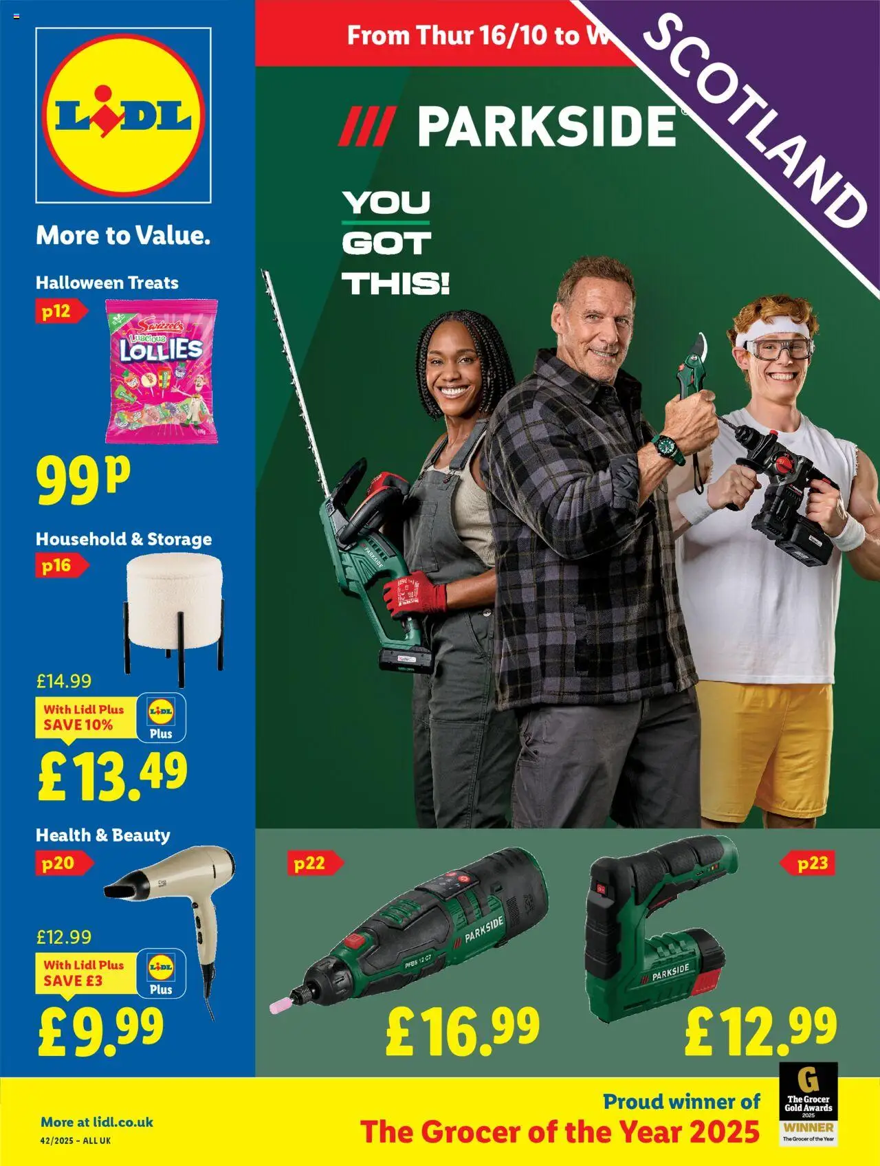 Lidl - Lidl Weekly Scotland - page 1- valid from 16/10/2025