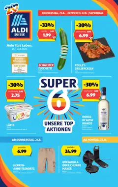 Vorschau Aldi Aktionen gültig ab 21.08.2025