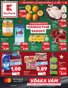Előnézet Kaufland SK Akciós újság érvényes 2025.12.11.-tól