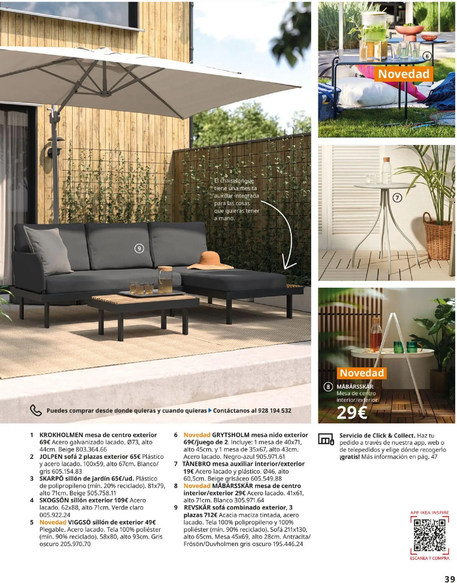 Catálogo IKEA Muebles de exterior - Página de 39 - Válido desde 17/12/2025