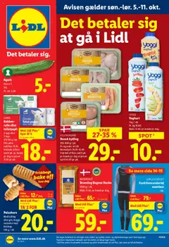 Forhåndsvisning Lidl - Tilbudsavis gyldig fra 05/10/2025