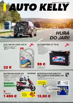 Auto Kelly leták platný od 03.03.2026