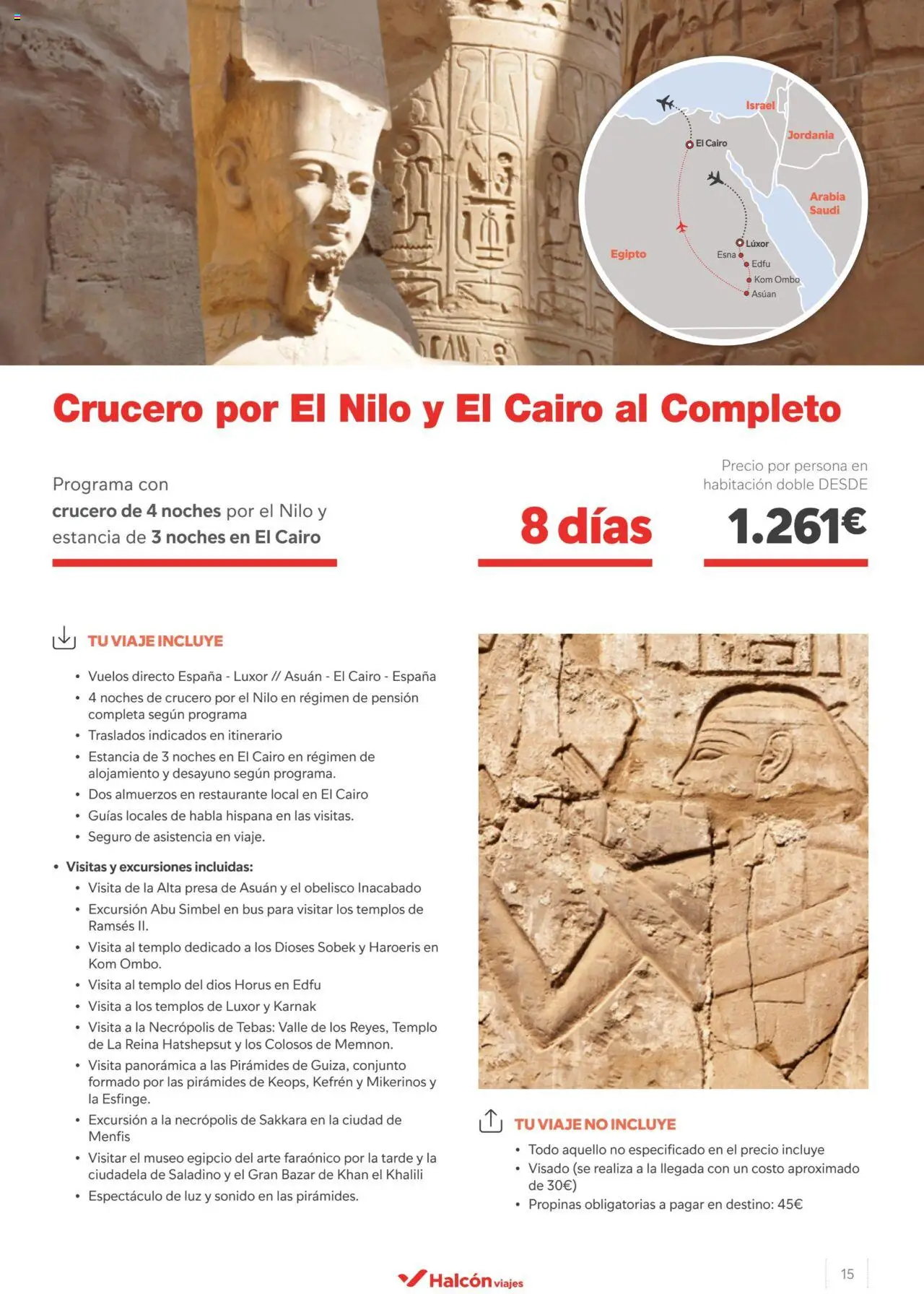 Halcón Viajes Egipto - Página de 15 - Válido desde 15/04/2024