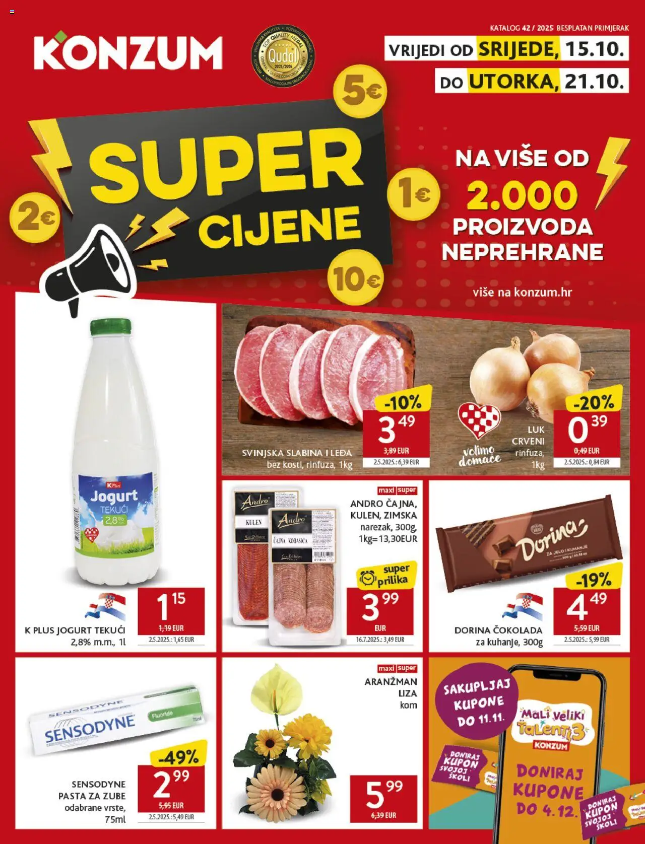Katalog Konzum - stranica 1- važeći od 15.10.2025