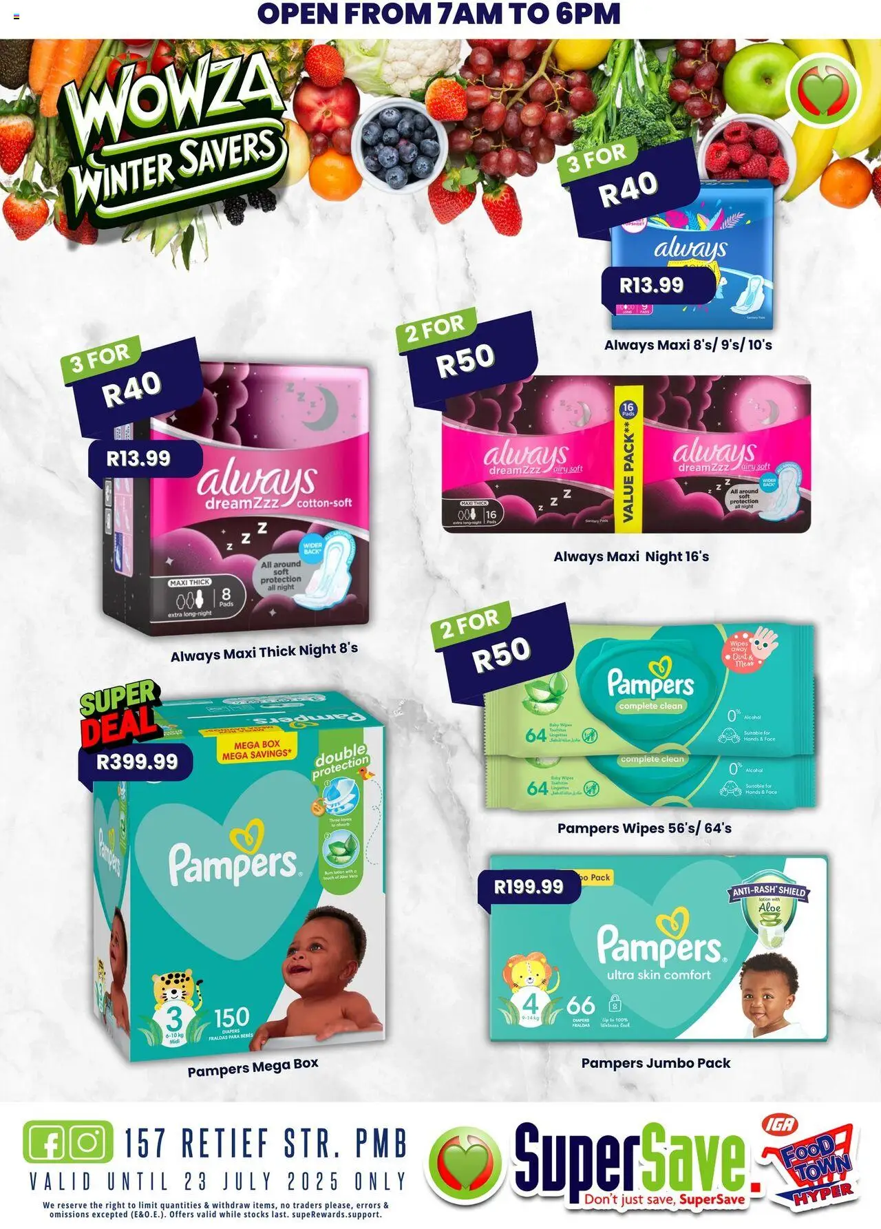Super Save Specials - page 50- valid from 18/07/2025