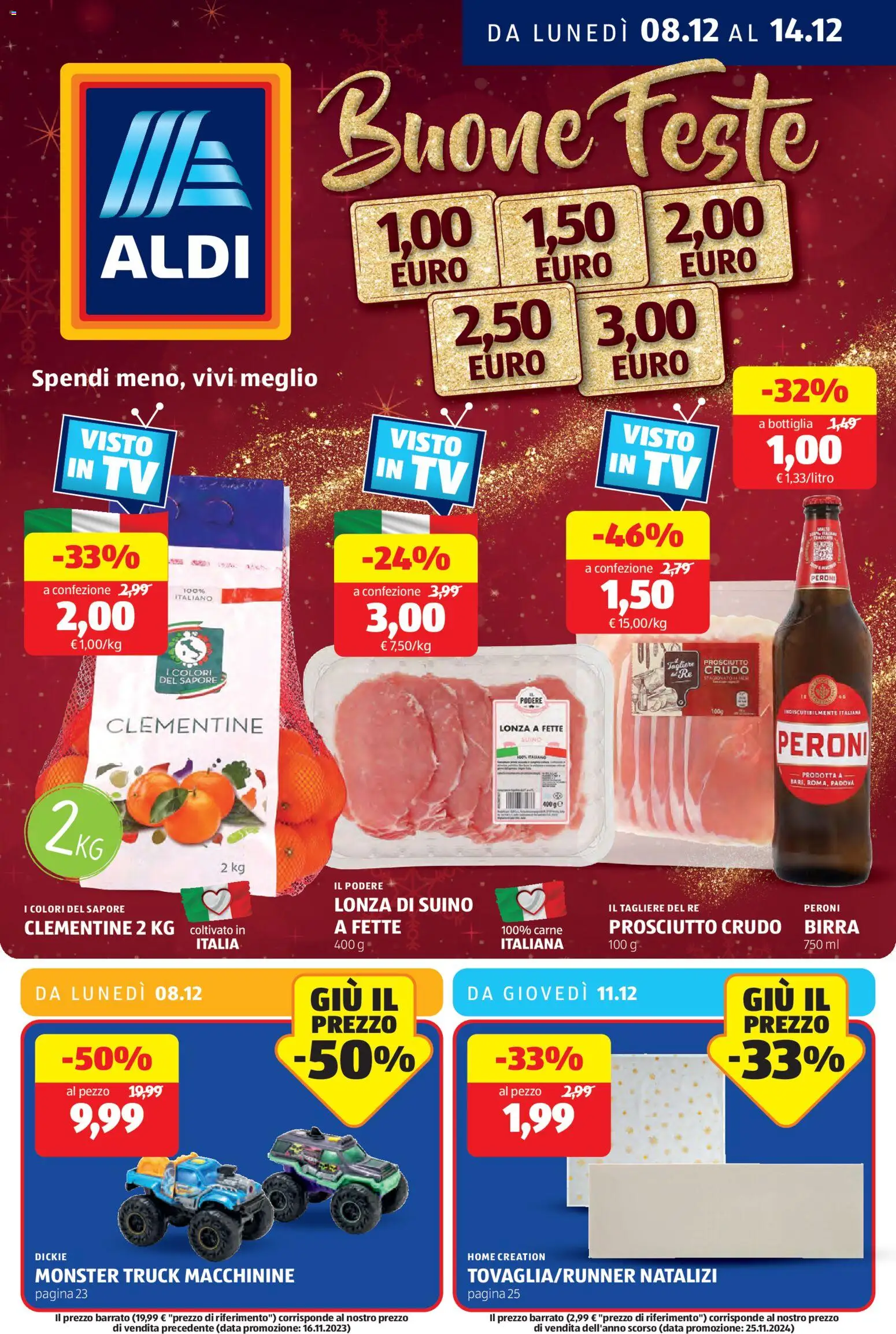 Volantino Aldi	 - pagina 1 - valido dal 08/12/2025