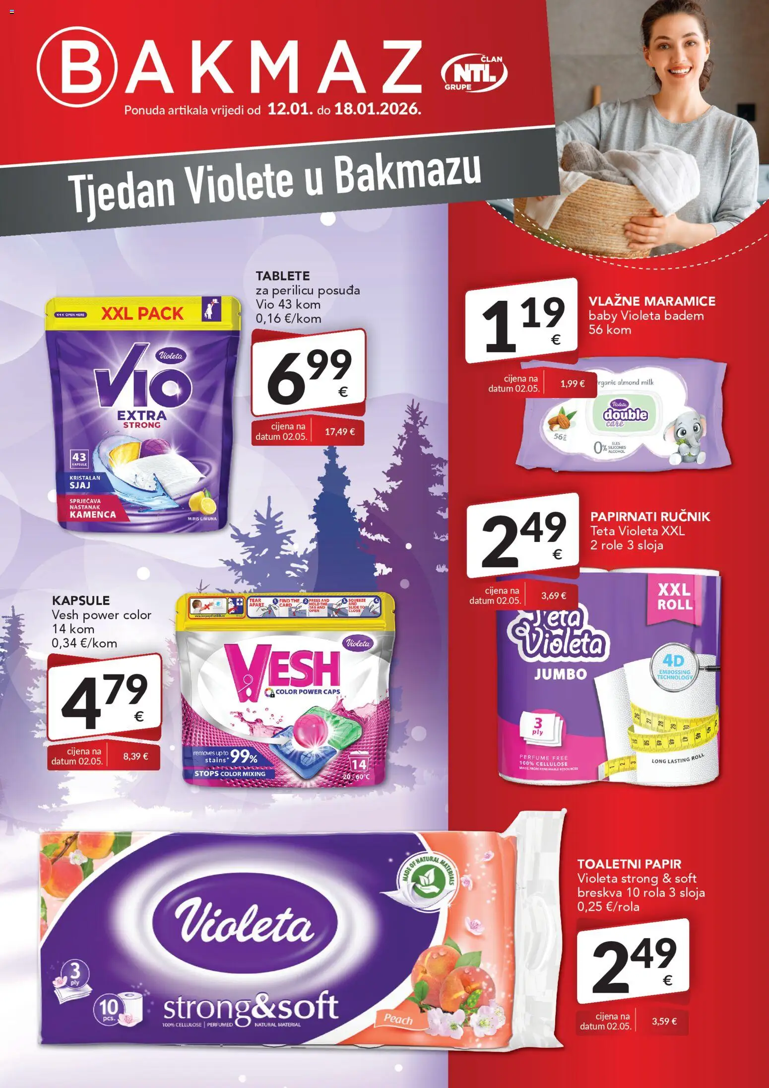 Bakmaz - Tjedan Violete - stranica 1- važeći od 12.01.2026