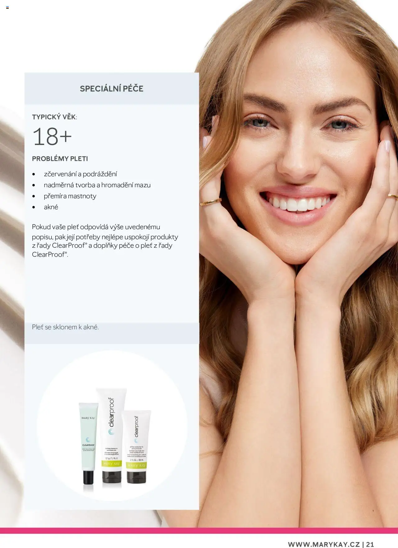 Mary Kay katalog - Průvodce péčí o pleť - strana 21- platný od 22.02.2025