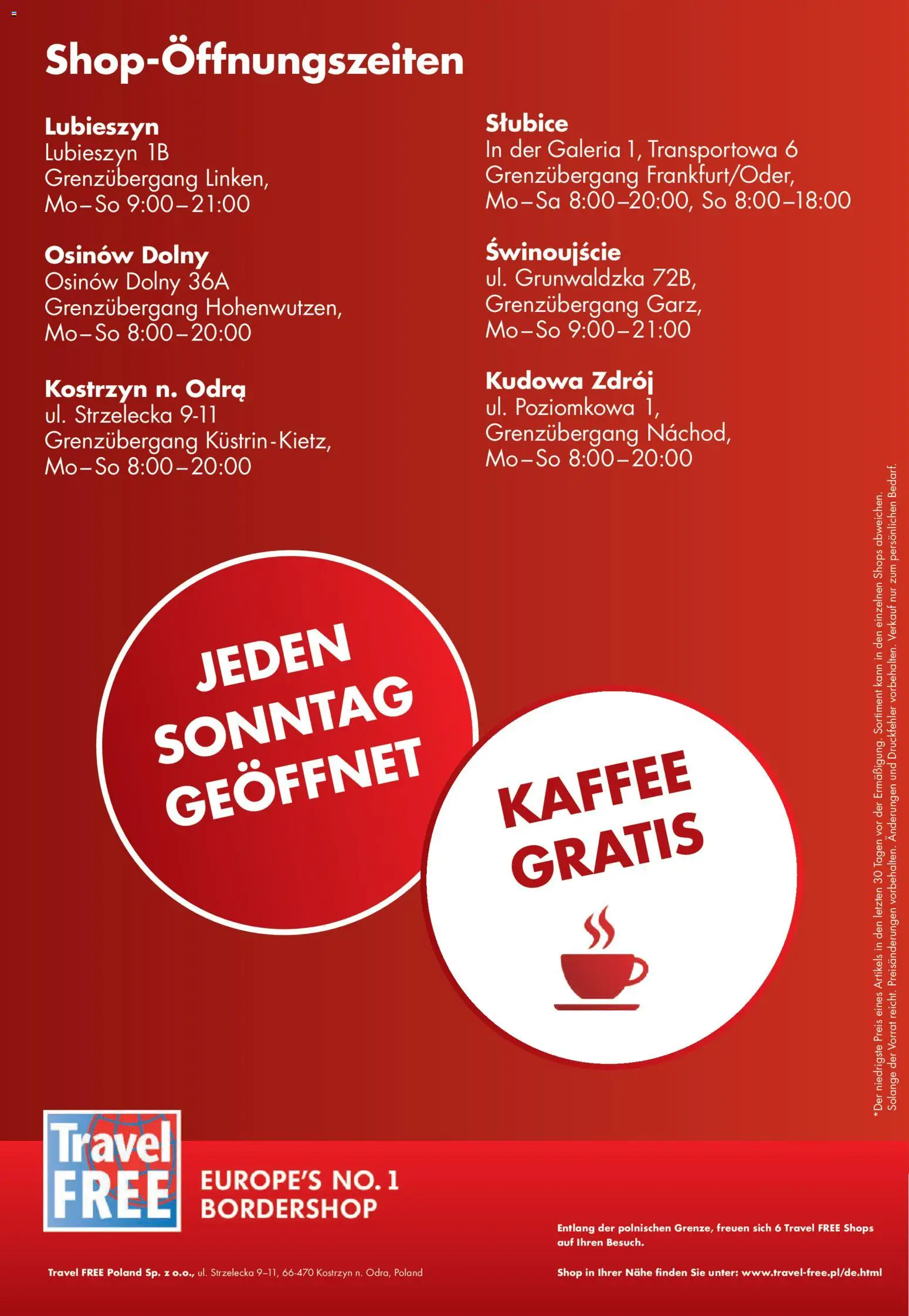 Travel Free Angebote - Seite 15 - gültig ab 01.04.2026