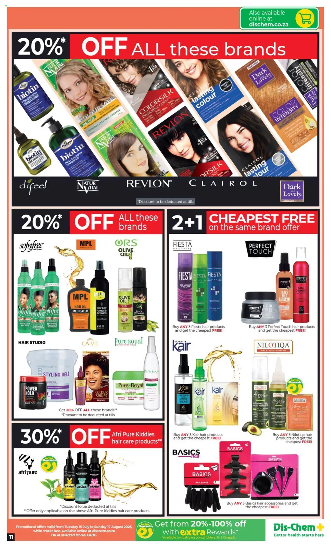 Dis-Chem Specials - page 11- valid from 15/07/2025