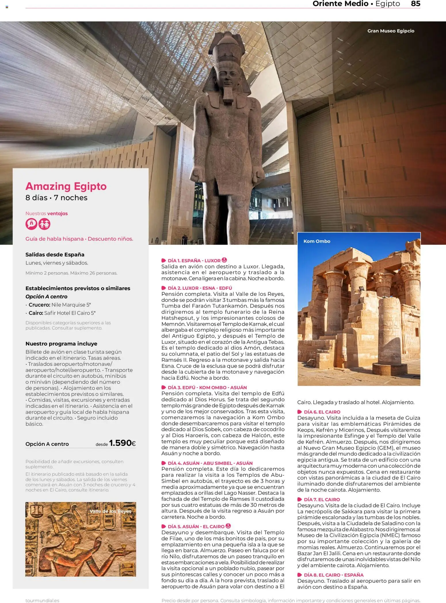 Viajes El Corte Inglés Africa y Oriente Medio - Página de 85 - Válido desde 01/01/2026