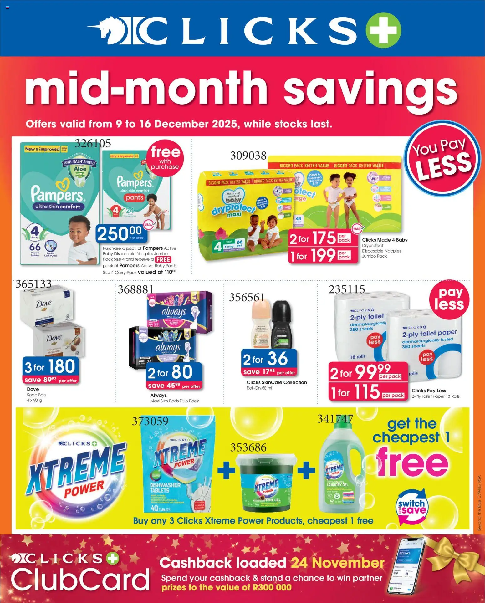 Clicks Specials - page 1- valid from 09/12/2025