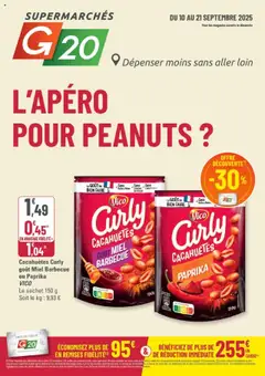 Aperçu G20 Supermarchés catalogue valable à partir du 10/09/2025