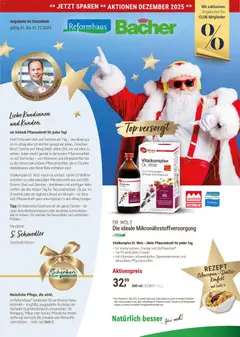 Vorschau Reformhaus Bacher Prospekt 	 gültig ab 01.12.2025