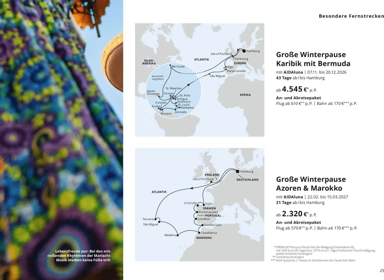 Aida AIDAselection - Seite 25 - gültig ab 01.04.2026
