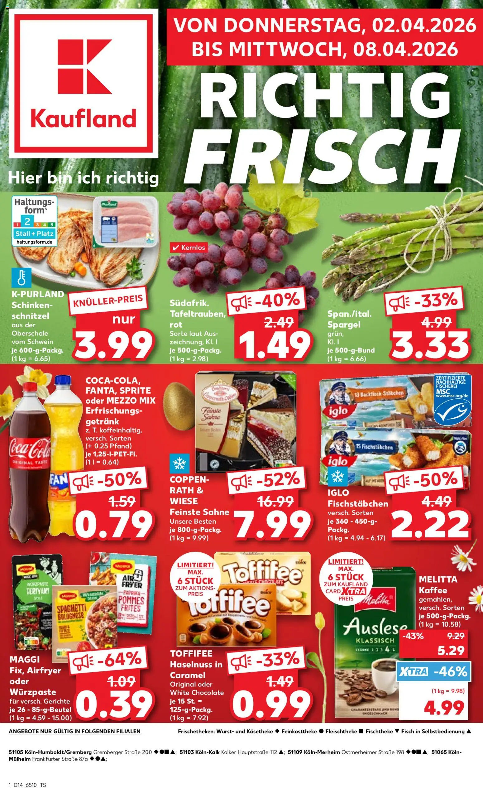 Kaufland DE - DE Folder Köln - page 1- valid from 02-04-2026