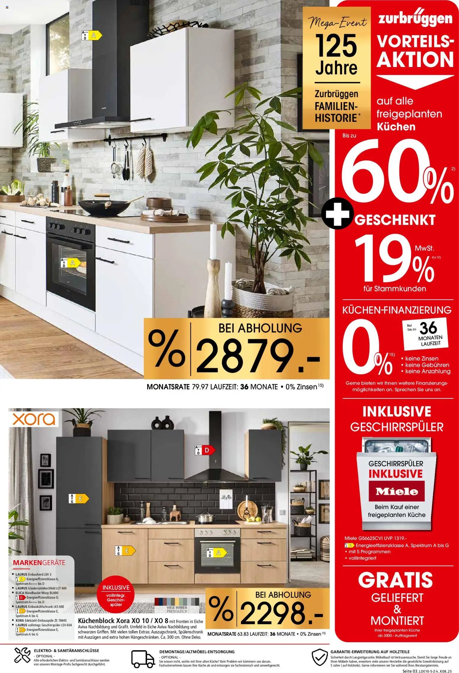 Zurbrüggen Küchen für Ihr Zuhause - Seite 3 - gültig ab 08.11.2025