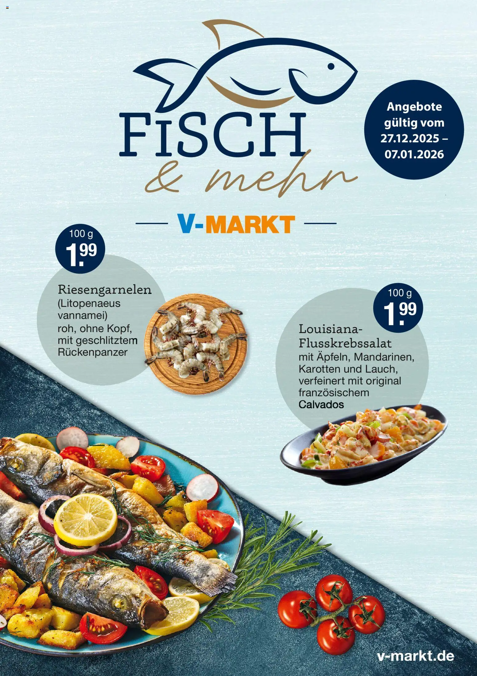 V-Markt - München Fischwerbung - Seite 1 - gültig ab 27.12.2025