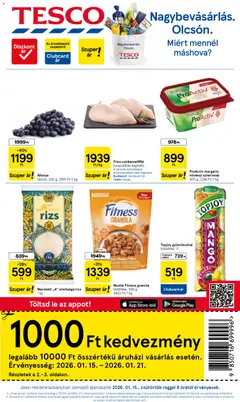 Előnézet Tesco Hipermarket - Akciós újság  érvényes 2026.01.15.-tól