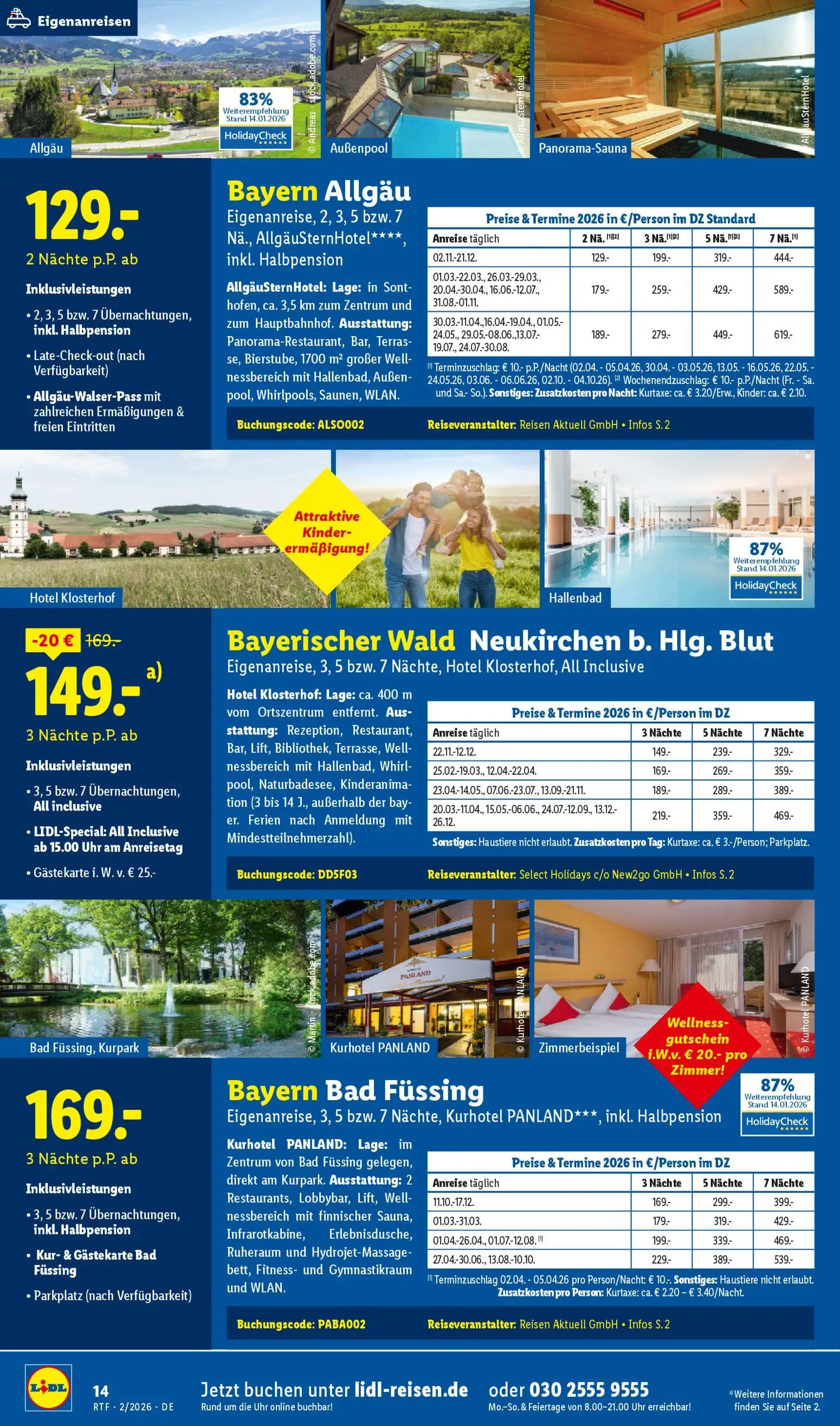 Lidl Reisen Prospekt 	 - Seite 14 - gültig ab 14.02.2026